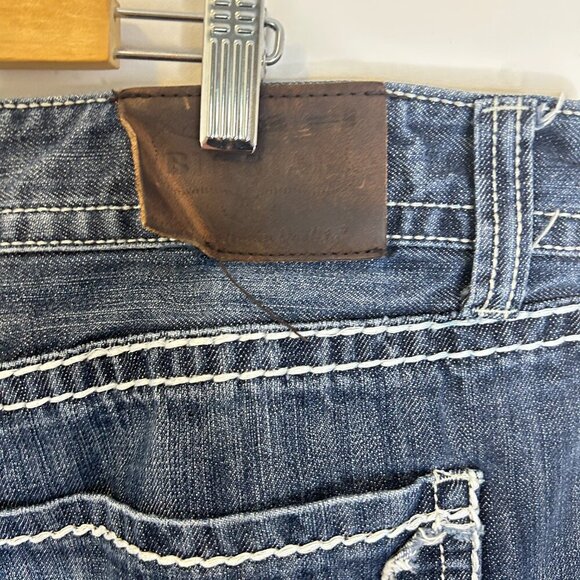 Big‎ Star Men's Blue Jeans Denim Sz 40 x 34 Straight Leg Relaxed White Seams - Picture 4 of 4